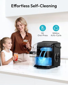 EUHOMY BBS186 Portable Countertop Ice Maker Machine