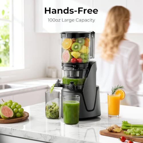 EanOruus 3-in-1 Cold Press Juicer Machine