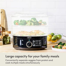 BELLA Two-Tier Food Steamer with Stackable Baskets