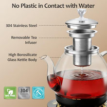 HHT 0.8L Electric Tea Maker with Infuser & Temp Control