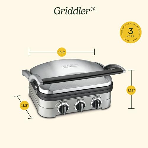 Cuisinart Griddler Indoor Grill, Panini & Sandwich Press