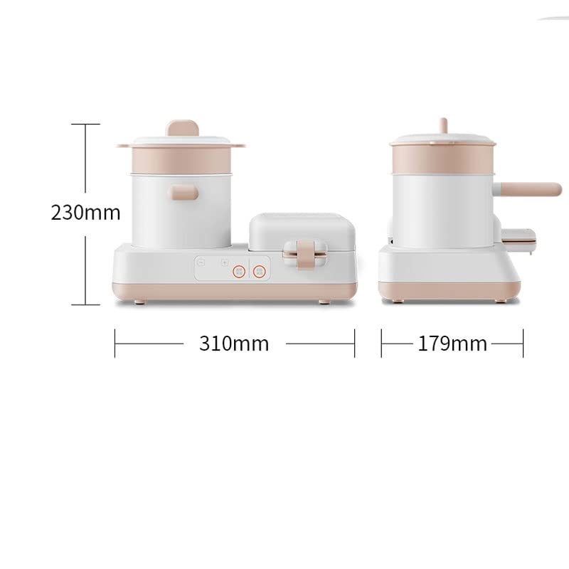 XJPWZER 220V Multifunction Breakfast Toaster & Soup Cooker