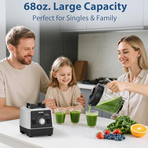 Aeitto Professional Countertop Blender with 7 Speeds