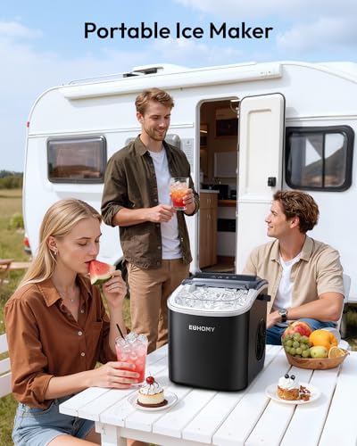 EUHOMY BBS186 Portable Countertop Ice Maker Machine