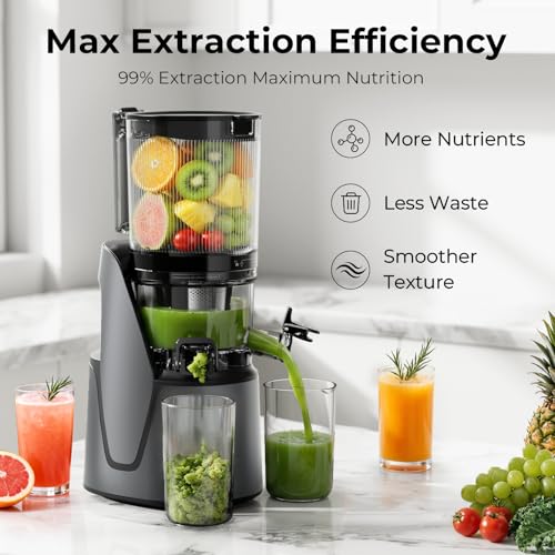 EanOruus 3-in-1 Cold Press Juicer Machine