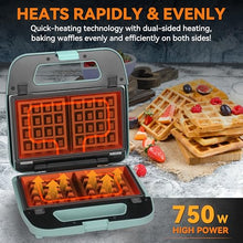 3-in-1 Waffle, Pancake & Panini Breakfast Grill Maker