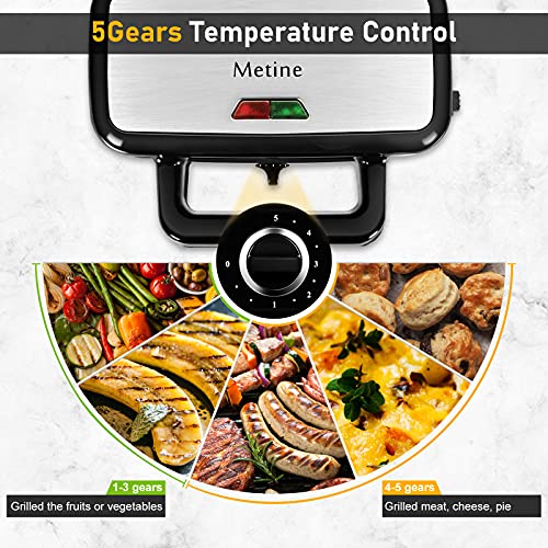 3-in-1 Waffle, Sandwich & Pancake Maker with Removable Plates