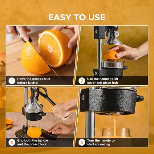 CO-Z Commercial Manual Citrus Juicer & Fruit Press