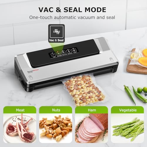 Bonsenkitchen Food Vacuum Sealer Machine for Fresh Storage