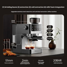 KZOFGUHCM Fully Automatic Coffee Machine with Milk Frother