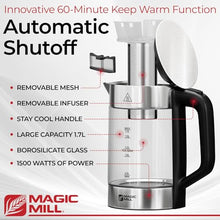 Magic Mill Pro 1.7L Electric Kettle with Tea Infuser