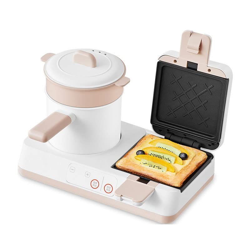 XJPWZER 220V Multifunction Breakfast Toaster & Soup Cooker