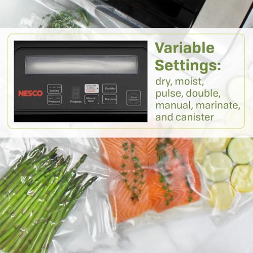 NESCO VS-12 Deluxe Food Vacuum Sealer Machine