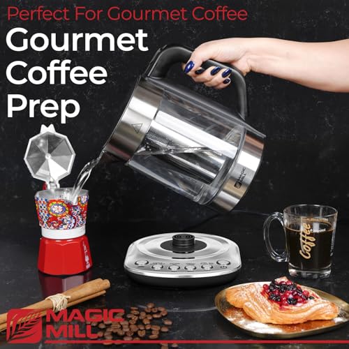Magic Mill Pro 1.7L Electric Kettle with Tea Infuser