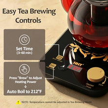 HHT 0.8L Electric Tea Maker with Infuser & Temp Control