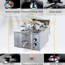 HYUIO 16L Commercial Electric Pressure Fryer