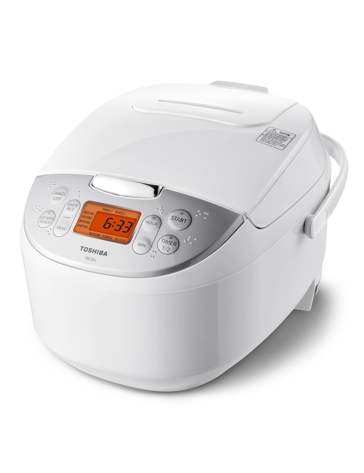 TOSHIBA Digital Rice Cooker for Everyday Meal Prep