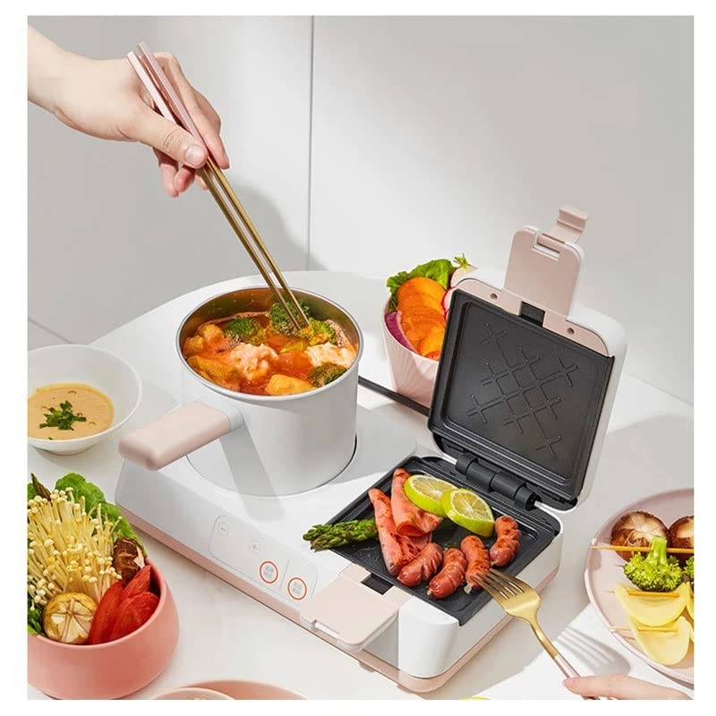 XJPWZER 220V Multifunction Breakfast Toaster & Soup Cooker