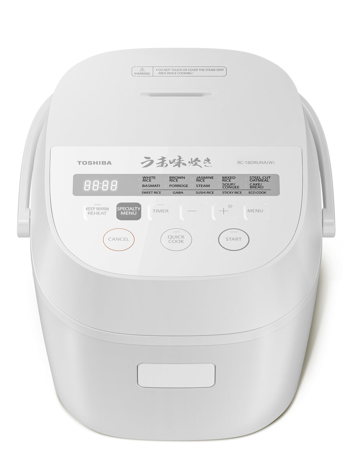TOSHIBA Induction Heating Rice Cooker with Smart Controls