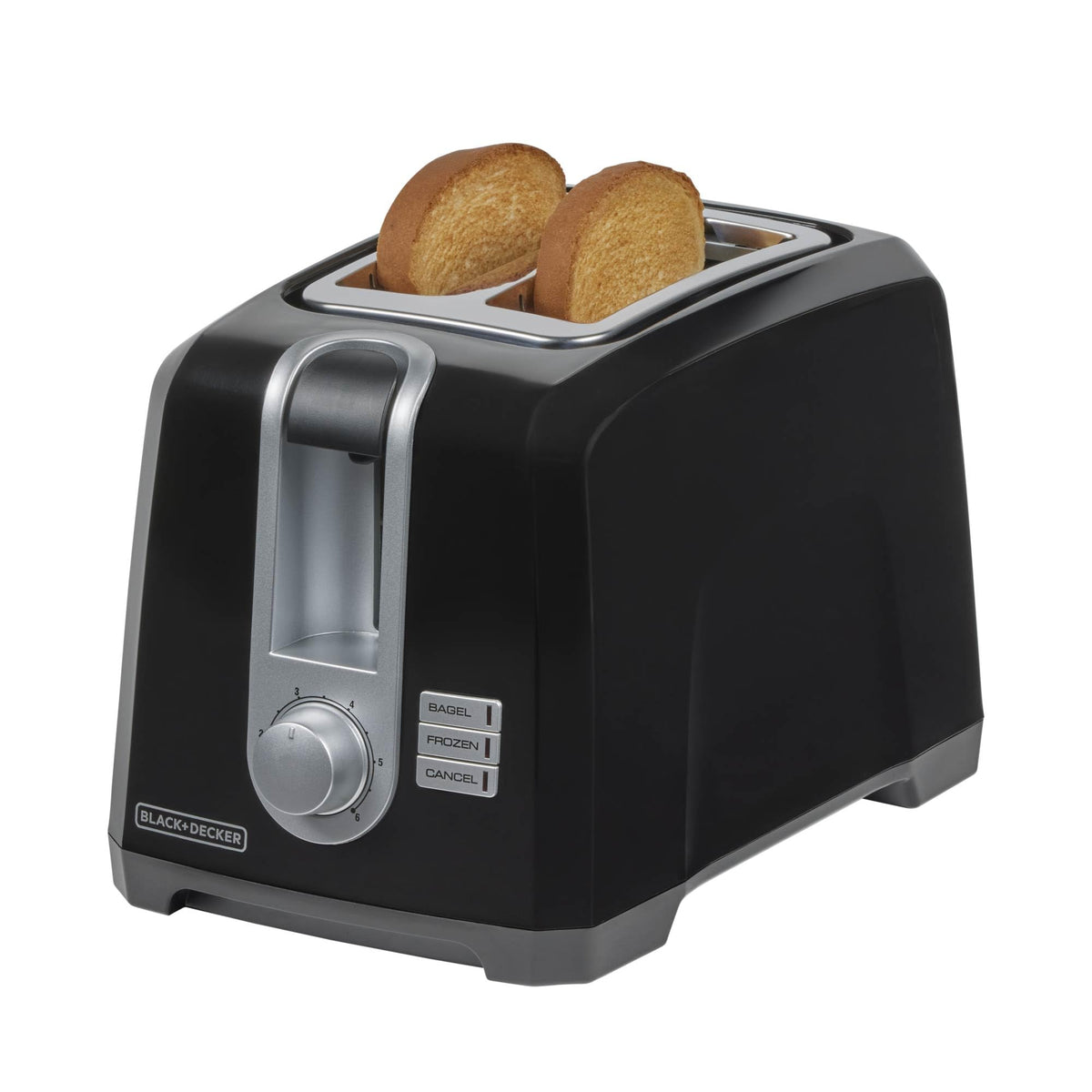 BLACK+DECKER 2-Slice Compact Toaster for Everyday Use