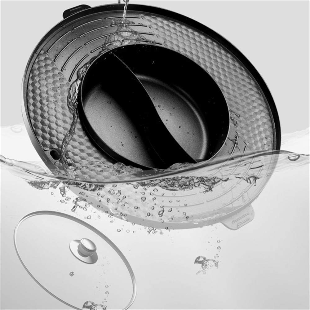 2-in-1 Smokeless Electric Grill & Hot Pot with Nonstick Tray