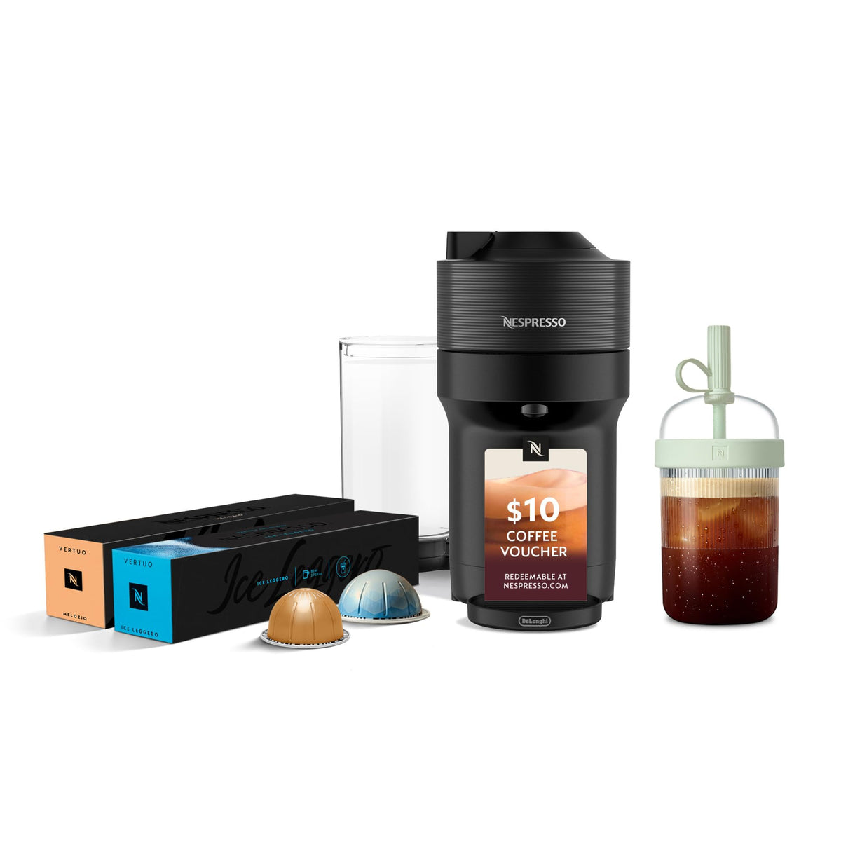 Nespresso Vertuo Pop+ Coffee & Espresso Machine by De'Longhi