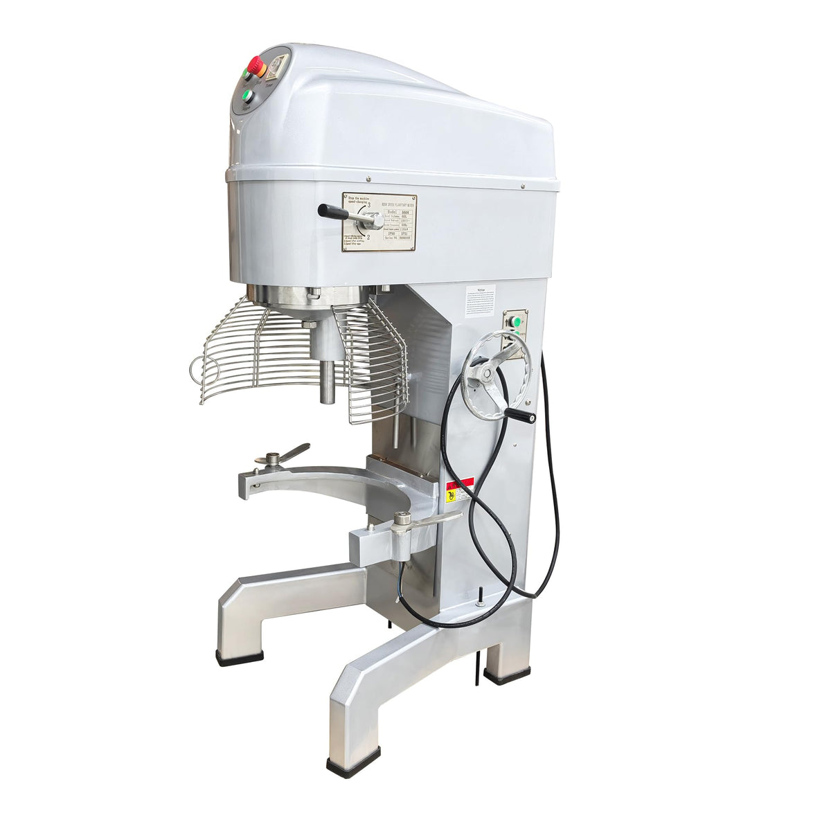 DINENOVATE 60L Commercial Stand Dough Mixer with Trolley