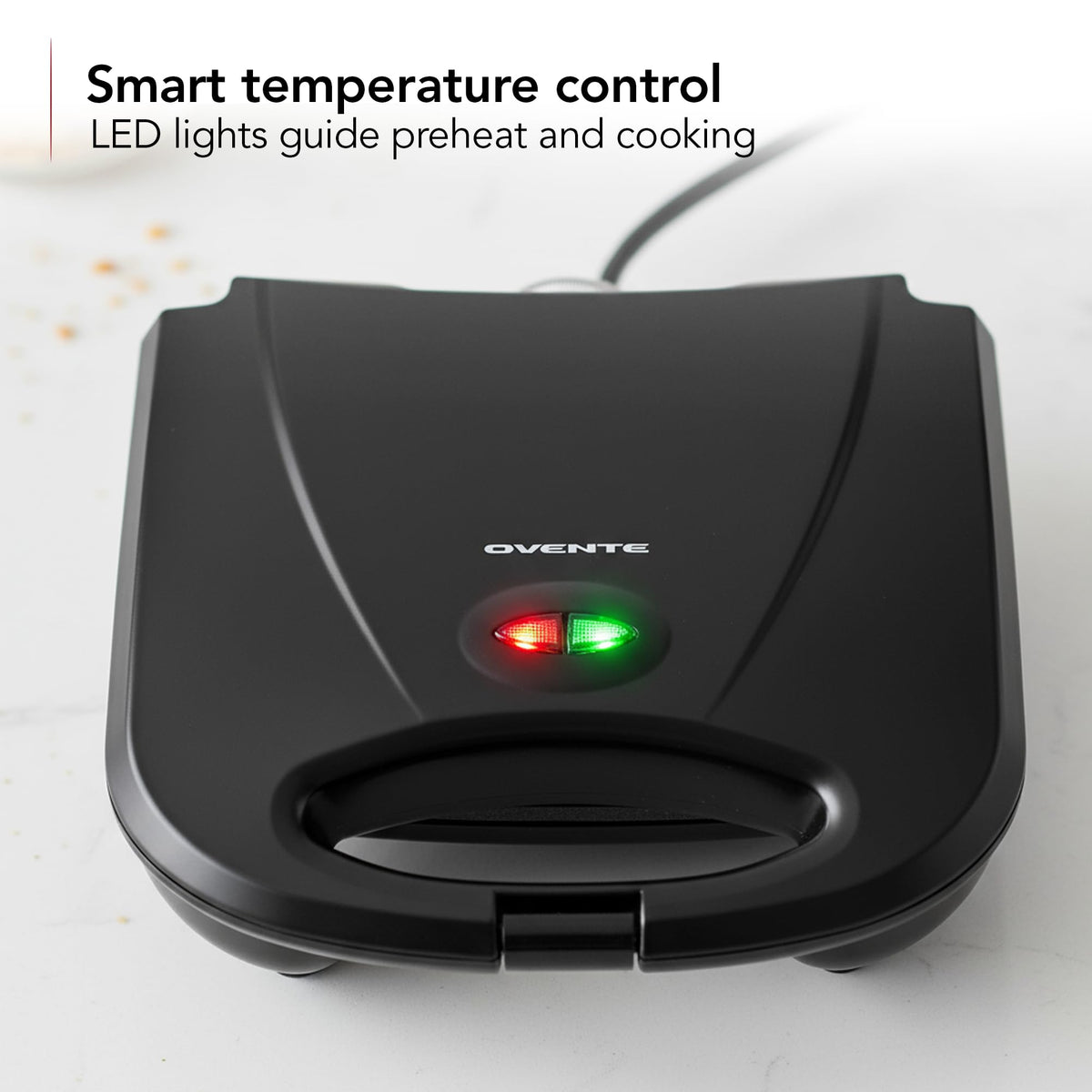 OVENTE Electric Panini Press & Sandwich Maker