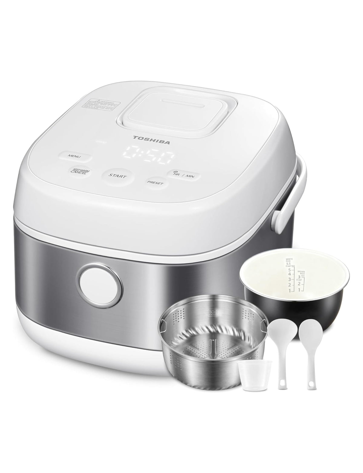 TOSHIBA Digital Rice Cooker for Everyday Meal Prep