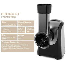 5-in-1 Electric Cheese Grater, Slicer & Shredder