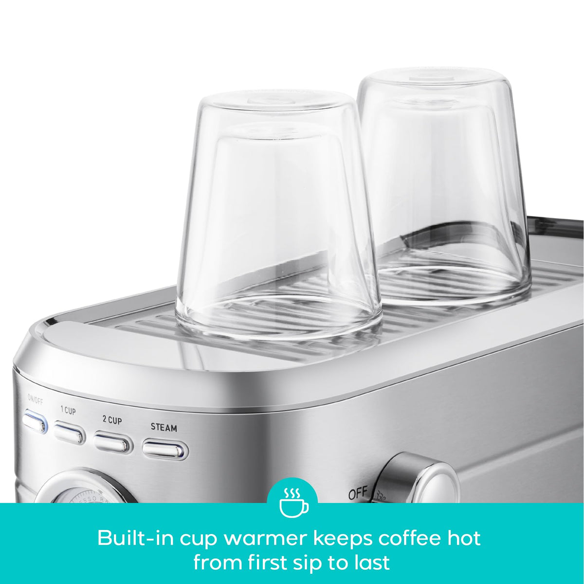 CASABREWS 20-Bar Espresso Machine with Milk Frother