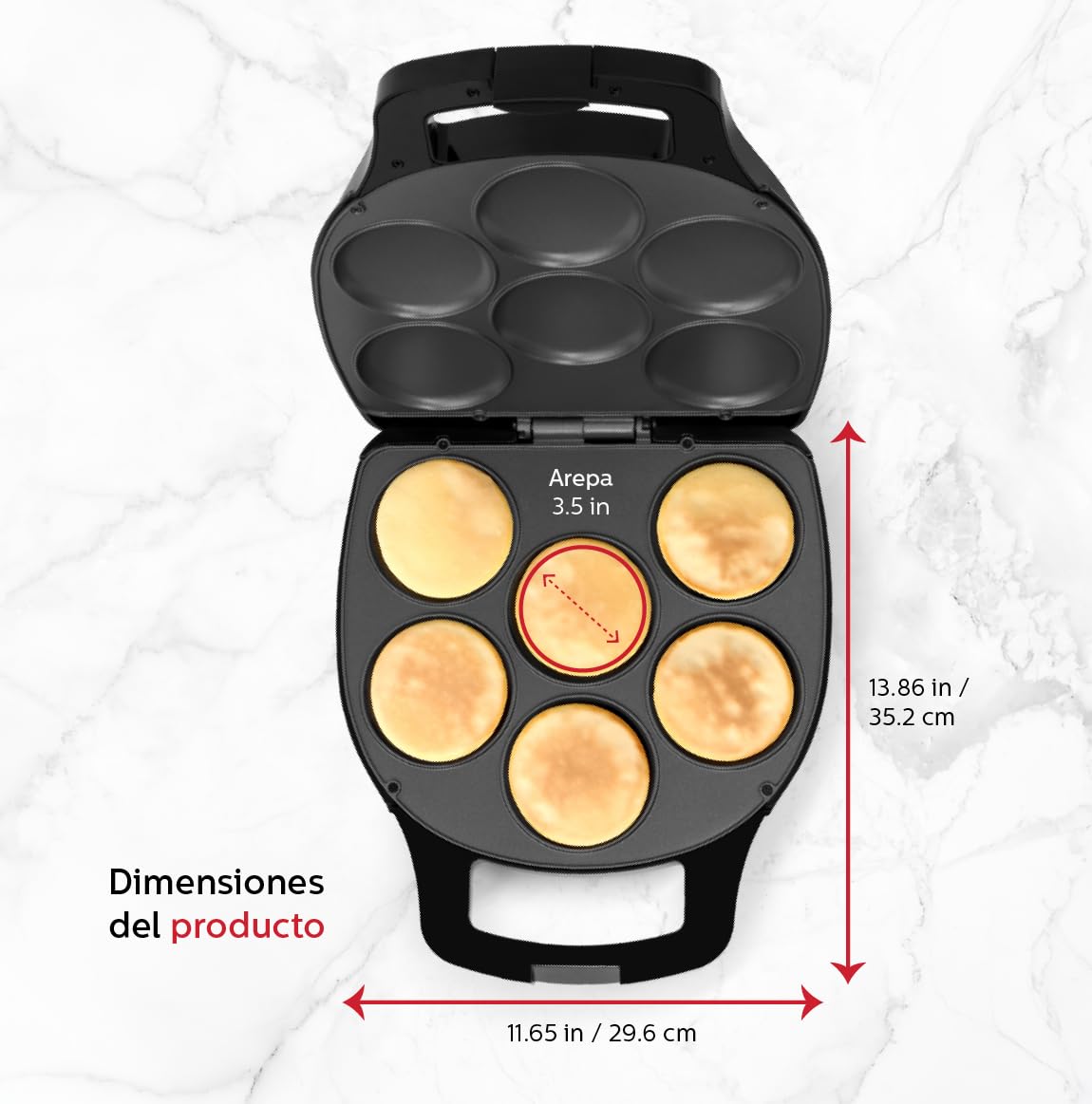 Holstein Housewares Nonstick Electric Arepa Maker