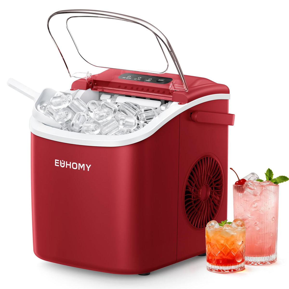 EUHOMY BBS186 Portable Countertop Ice Maker Machine