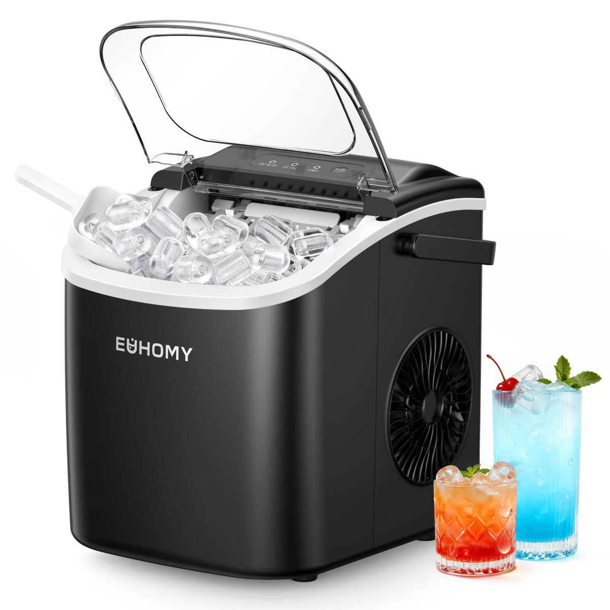EUHOMY BBS186 Portable Countertop Ice Maker Machine
