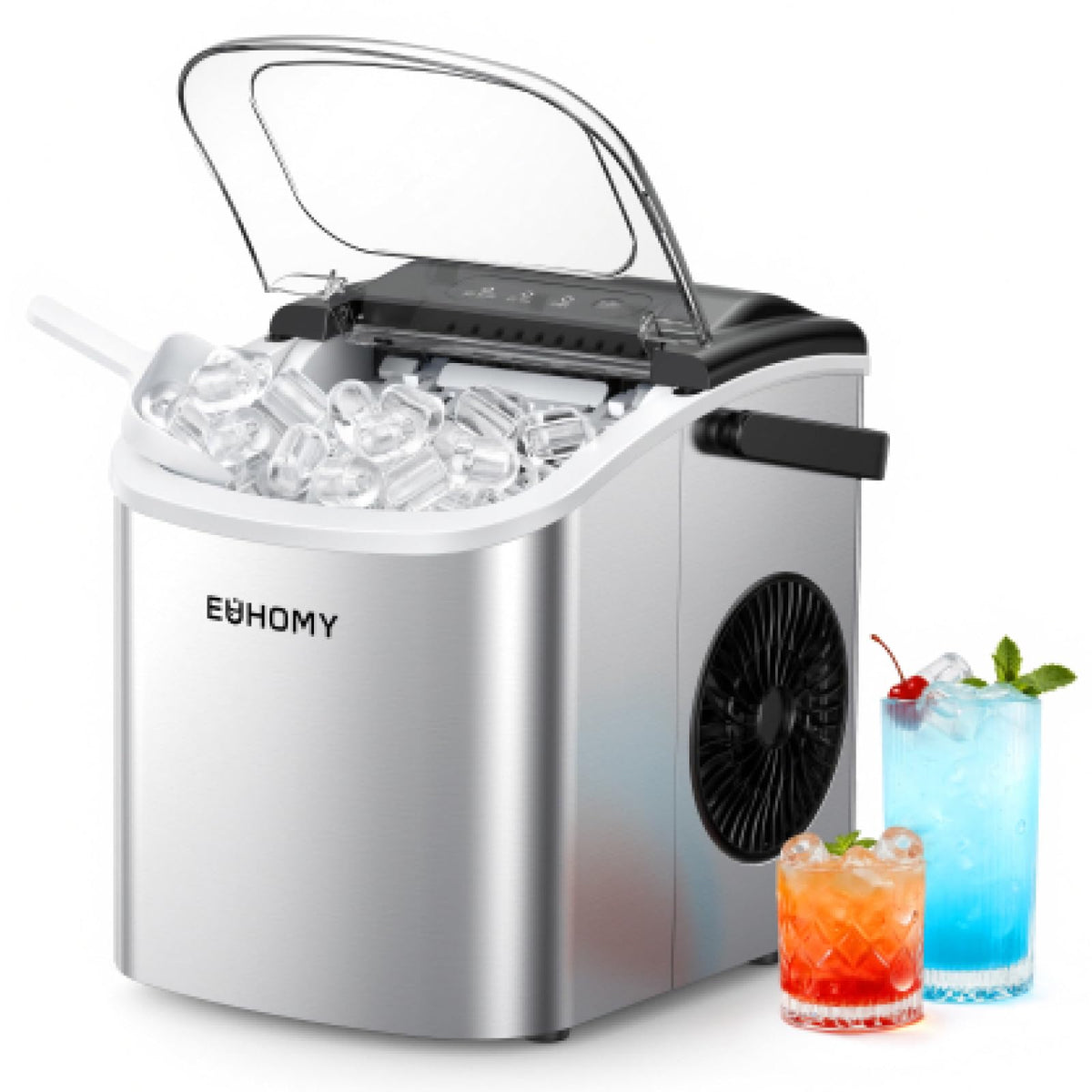 EUHOMY BBS186 Portable Countertop Ice Maker Machine
