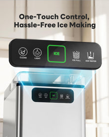 Countertop Nugget Ice Maker with Self-Cleaning & Scoop