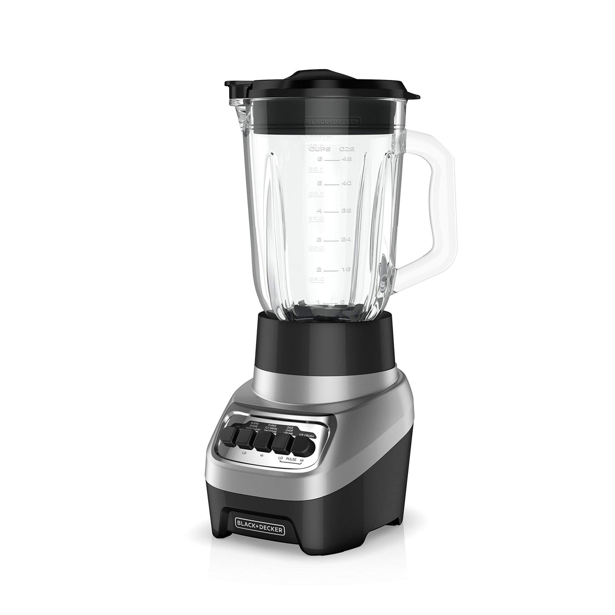 BLACK+DECKER PowerCrush 700W Blender with 6-Cup Glass Jar