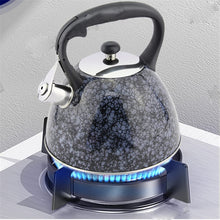 3.0L Patterned Stainless Steel Whistling Tea Kettle