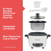 BLACK+DECKER RC503 3-Cup Compact Rice Cooker