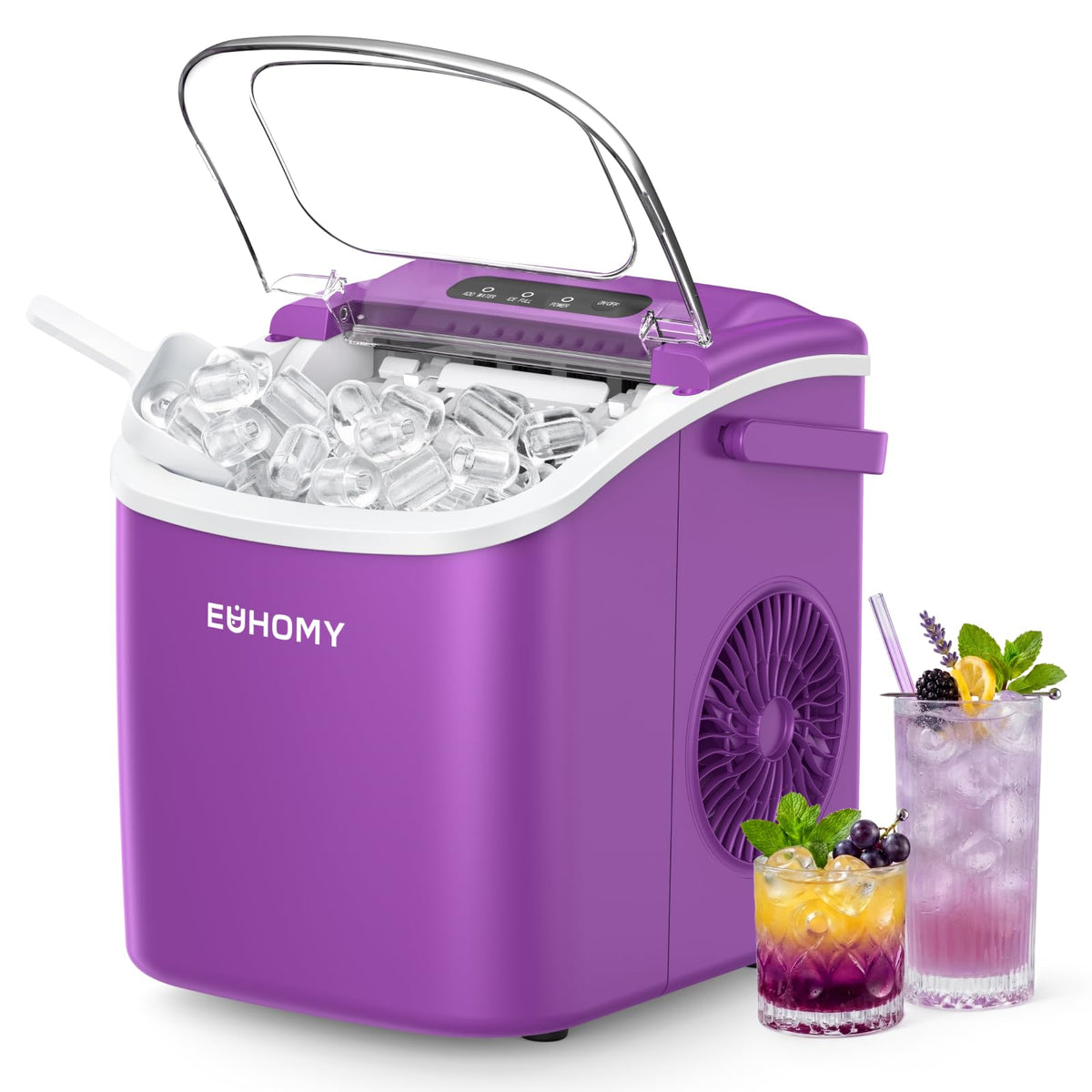 EUHOMY BBS186 Portable Countertop Ice Maker Machine