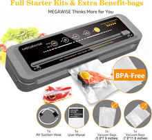 MEGAWISE Vacuum Sealer Machine for Food Storage