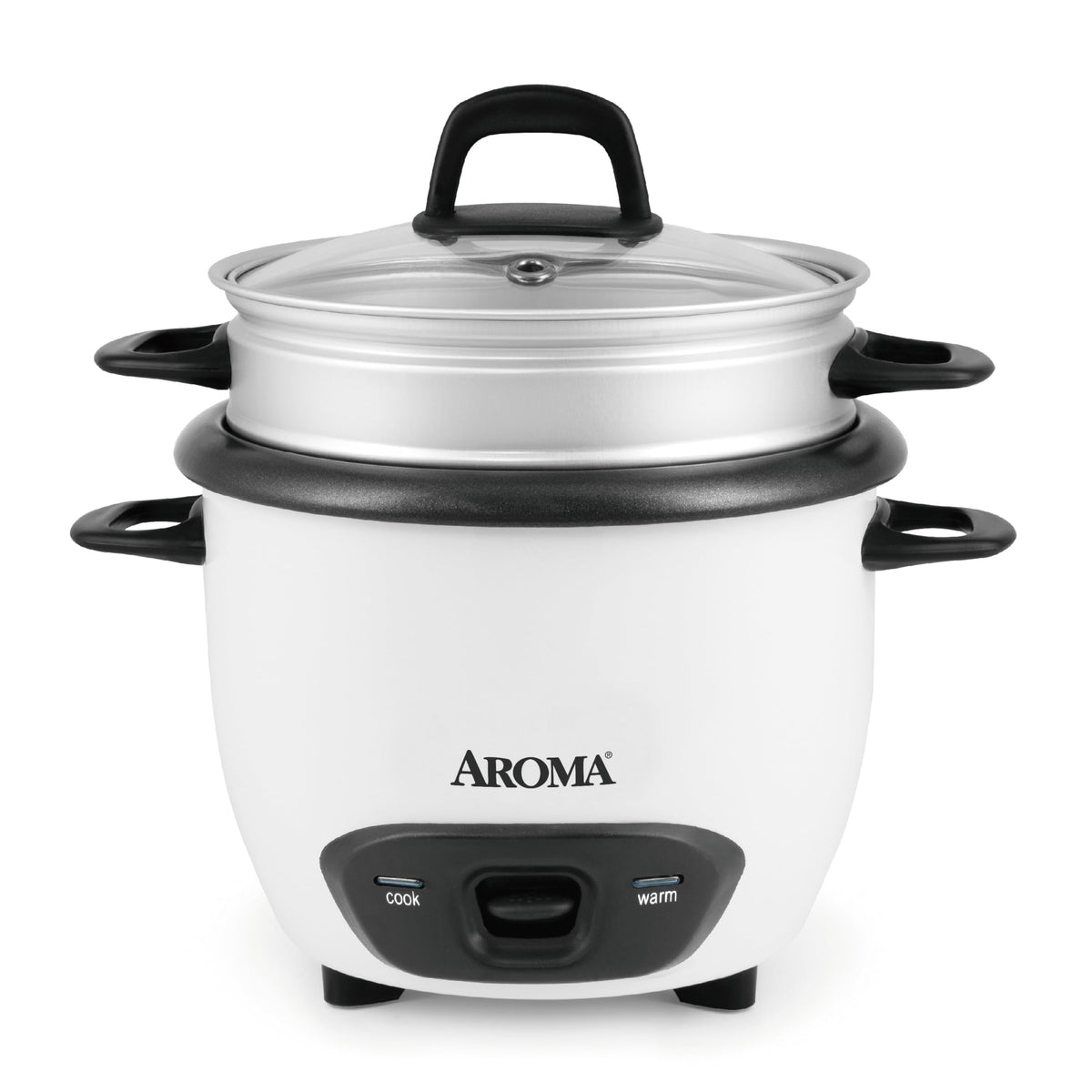 Aroma ARC-743-1NGR 6-Cup Rice Cooker & Food Steamer