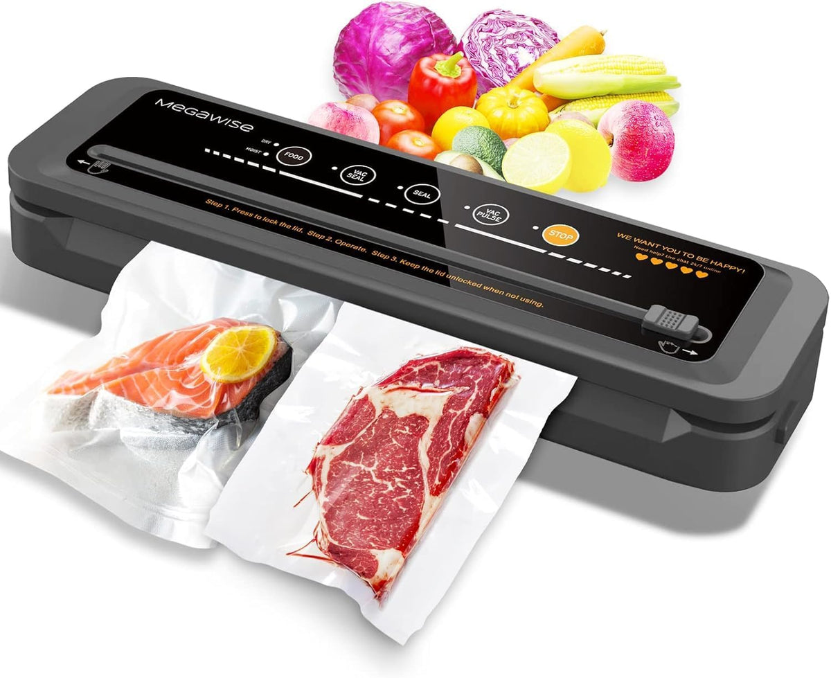 MEGAWISE Vacuum Sealer Machine for Food Storage