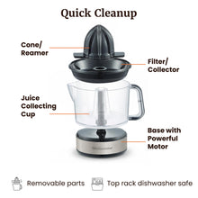 Elite Gourmet Electric Citrus Juicer for Fresh Juice