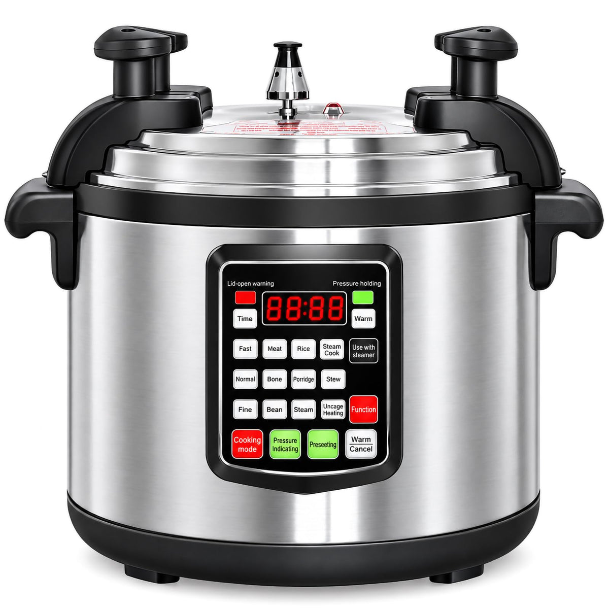 220V Commercial Electric Pressure Cooker 8L–65L Capacity