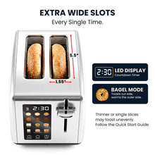 Elite Gourmet ECT2899 2-Slice LCD Touch Toaster