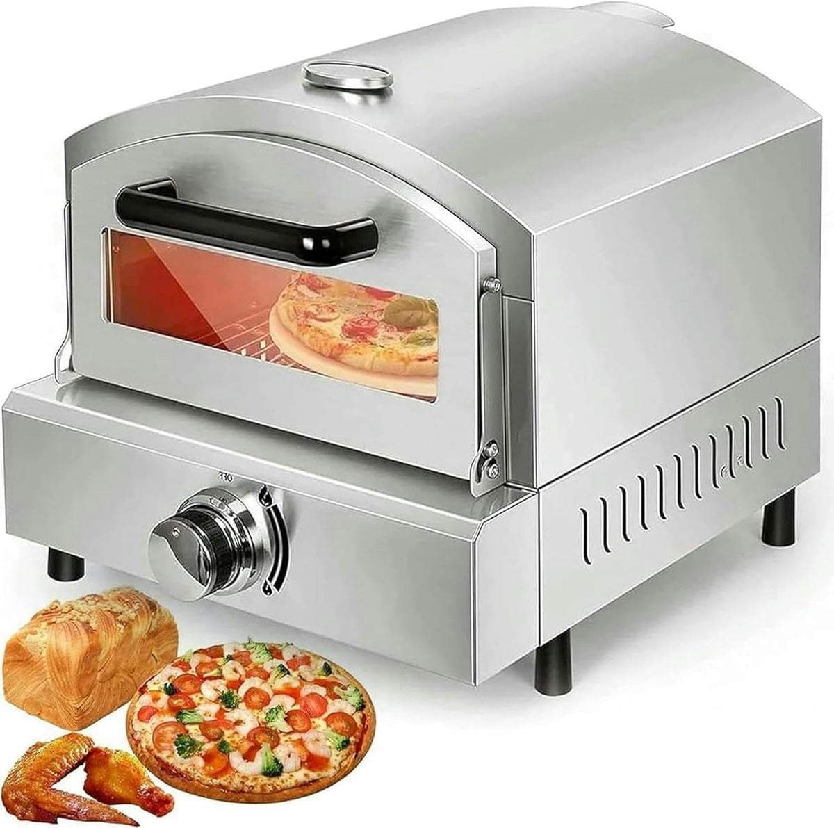 Stainless Steel Electric Pizza & Toaster Oven