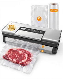 90kPa Food Vacuum Sealer with Cutter & Roll Storage