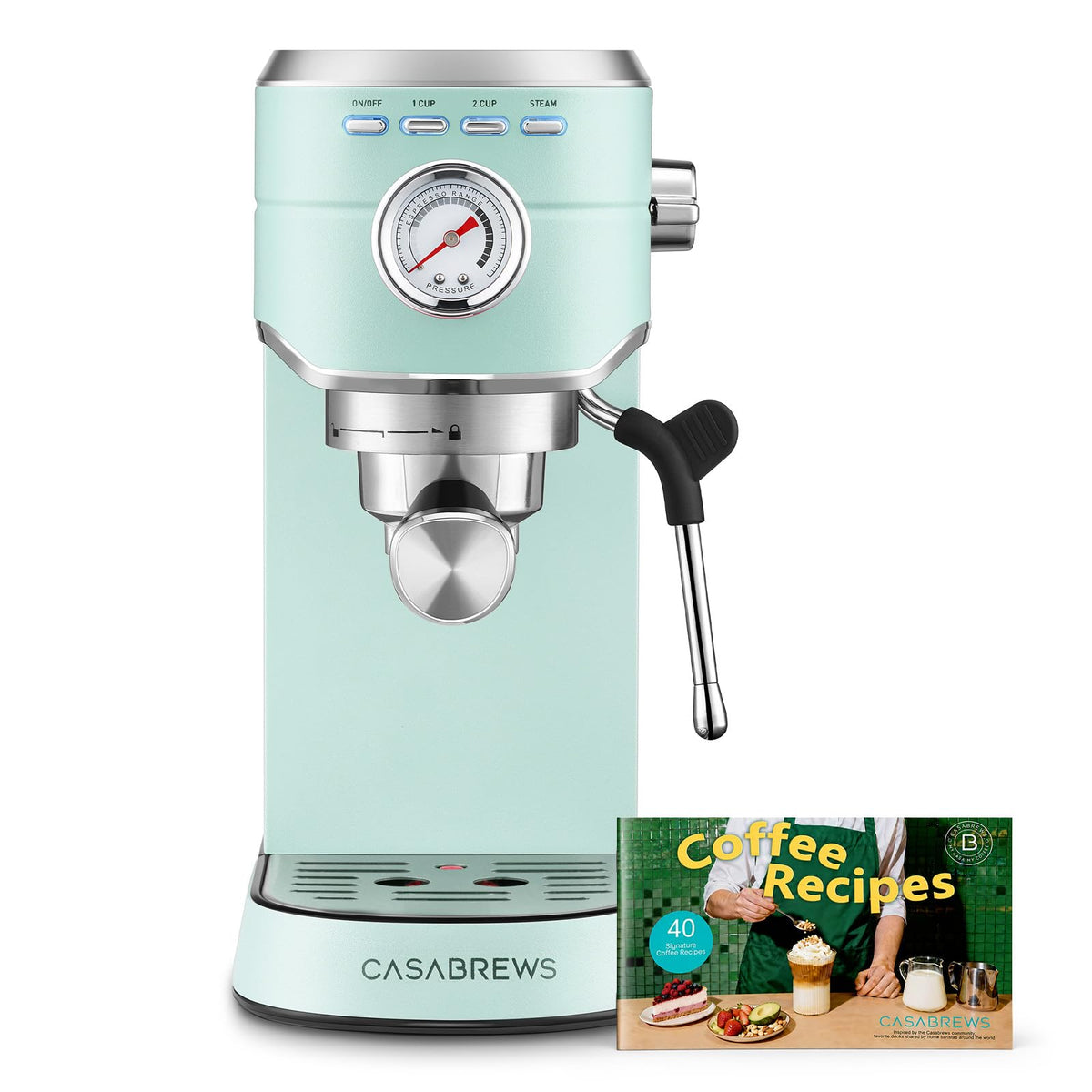 CASABREWS 20-Bar Espresso Machine with Milk Frother