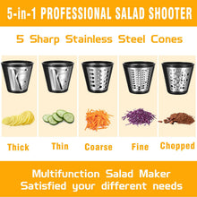5-in-1 Electric Cheese Grater, Slicer & Shredder